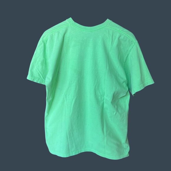 Supreme Green Alien Hacker T-Shirt Large 100% Cotton Made In USA Graphic Short-S - Picture 8 of 8